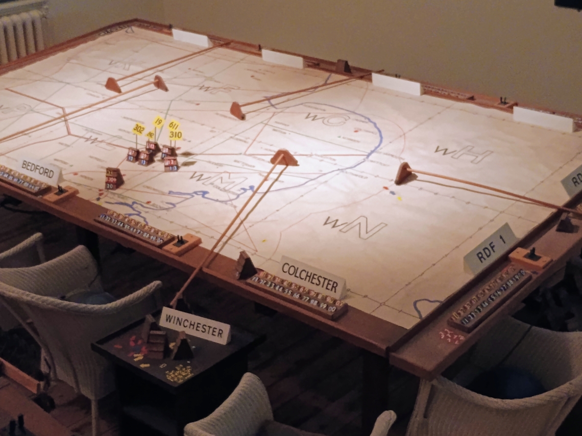 Duxford map